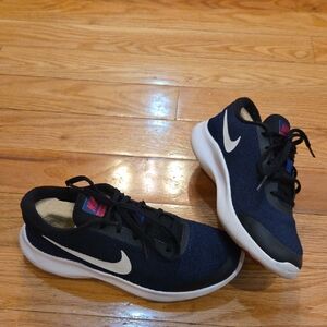 Nike Navy and White Running Shoes
